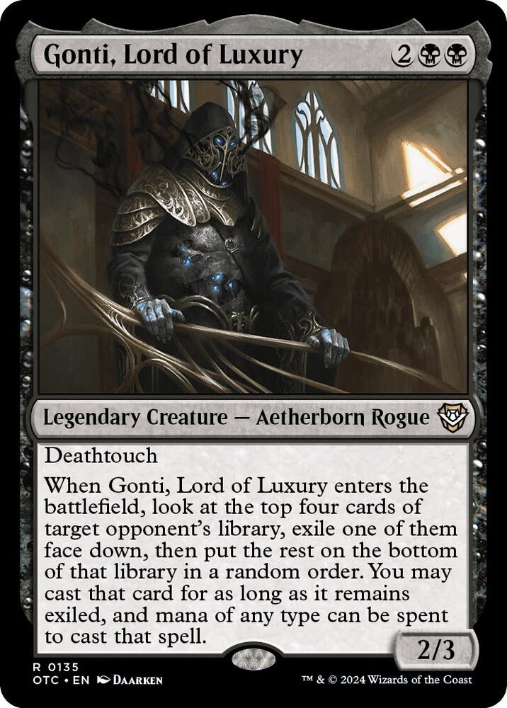 Gonti, Lord of Luxury [Commander: Outlaws of Thunder Junction] 135