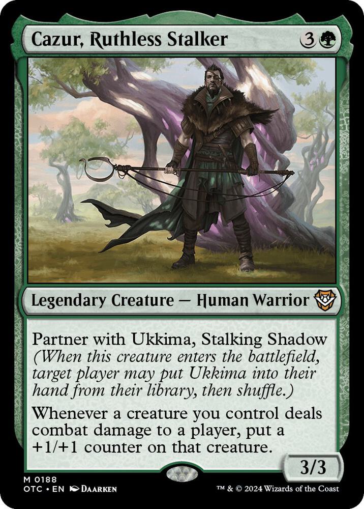 Cazur, Ruthless Stalker [Commander: Outlaws of Thunder Junction] 188