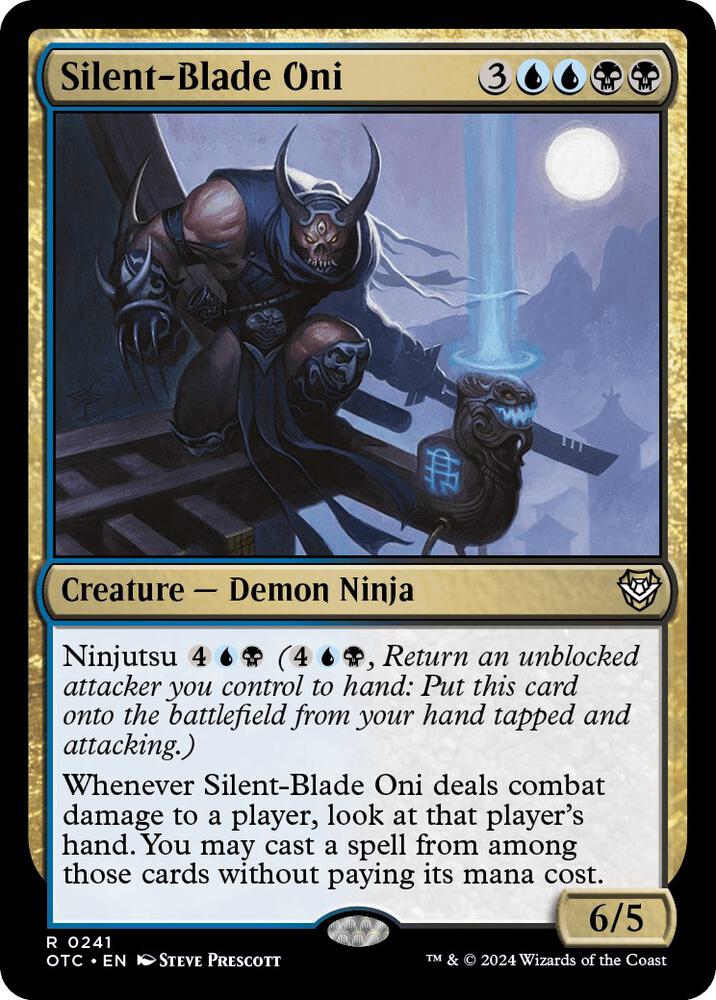 Silent-Blade Oni [Commander: Outlaws of Thunder Junction] 241