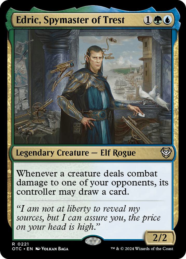 Edric, Spymaster of Trest [Commander: Outlaws of Thunder Junction] 221