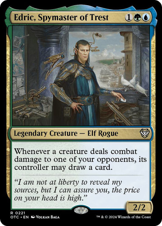 Edric, Spymaster of Trest [Commander: Outlaws of Thunder Junction] 221