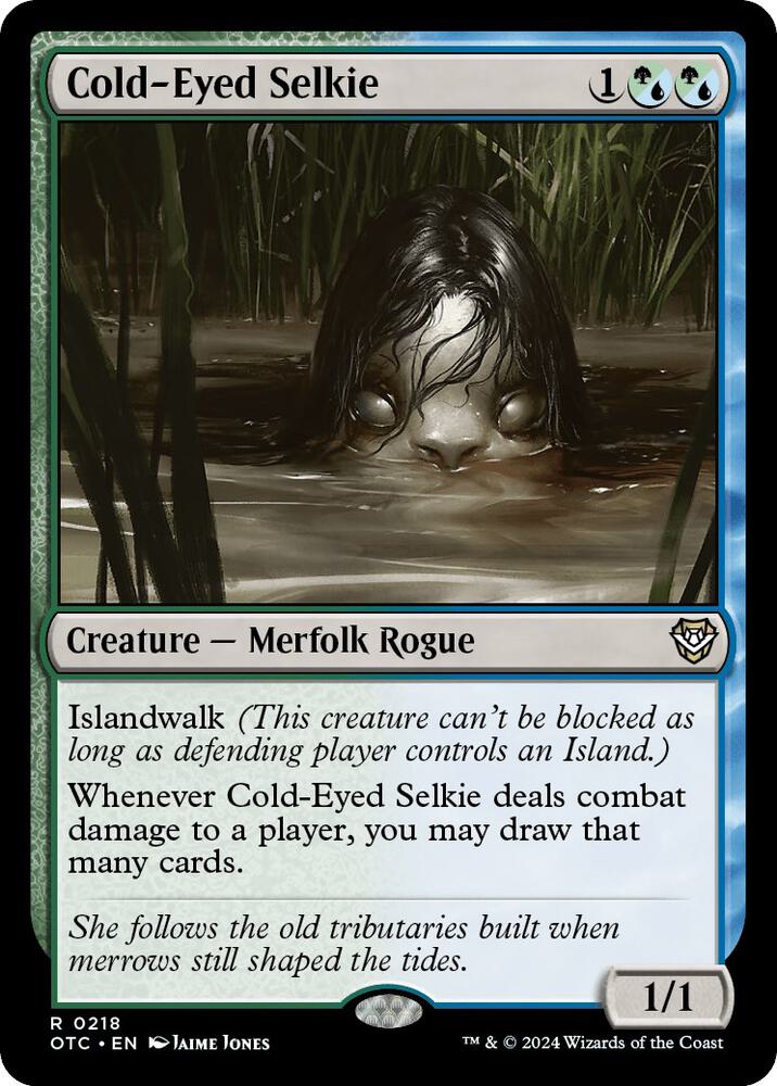 Cold-Eyed Selkie [Commander: Outlaws of Thunder Junction] 218
