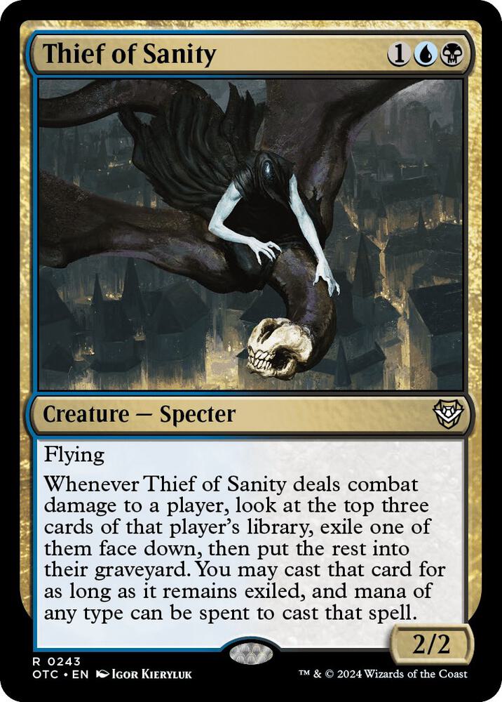 Thief of Sanity [Commander: Outlaws of Thunder Junction] 243