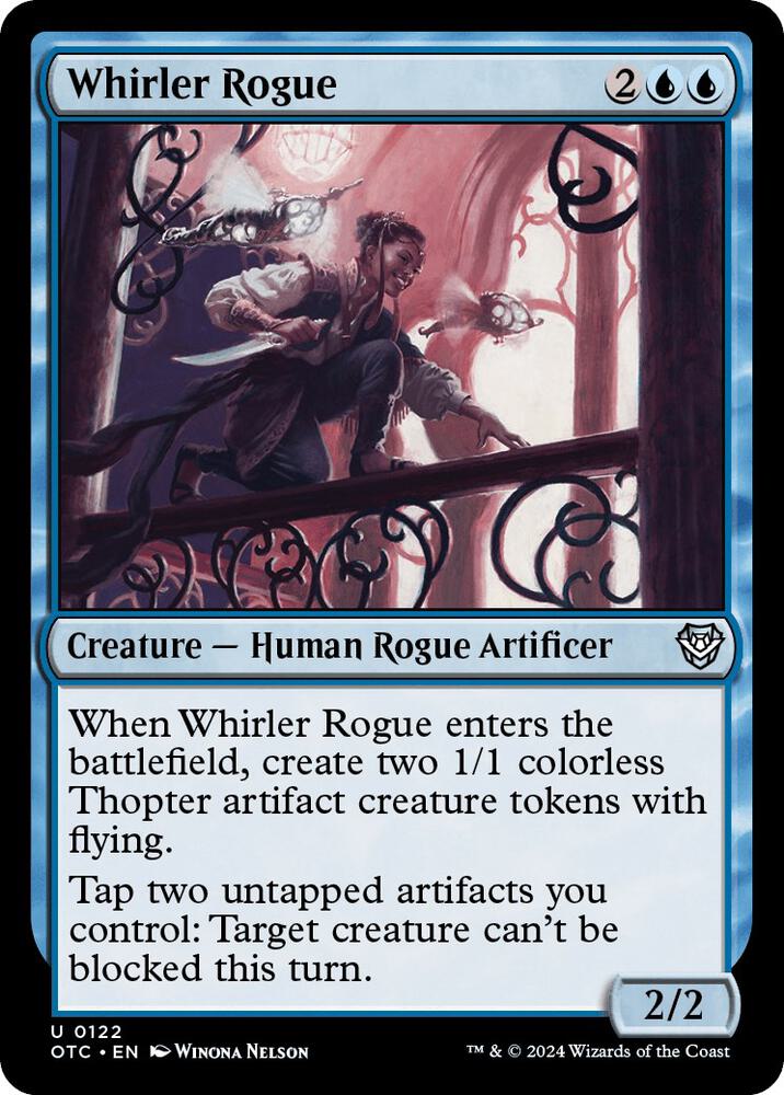 Whirler Rogue [Commander: Outlaws of Thunder Junction] 122