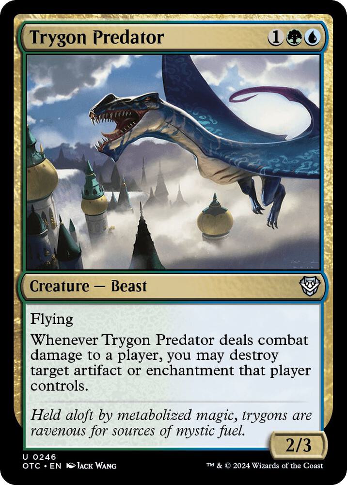 Trygon Predator [Commander: Outlaws of Thunder Junction] 246