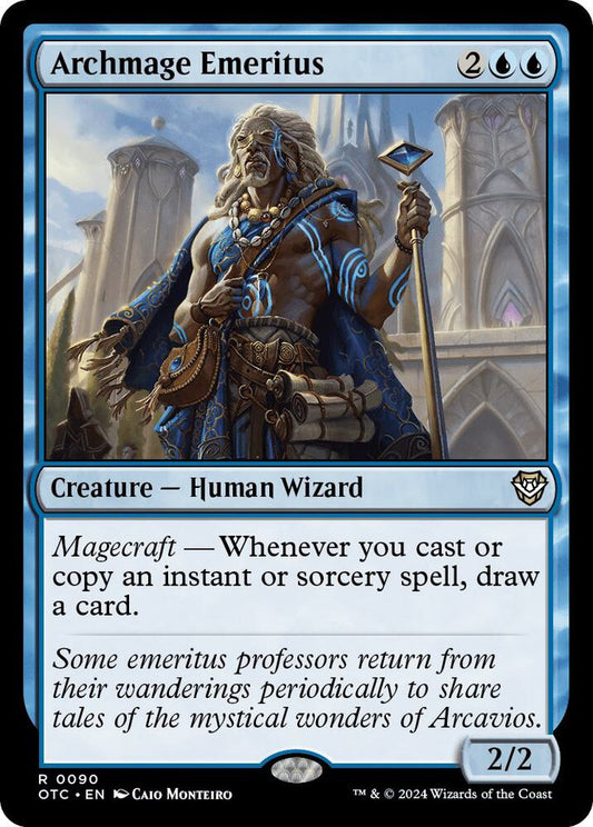 Archmage Emeritus [Commander: Outlaws of Thunder Junction] 90