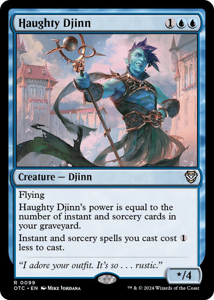 Haughty Djinn [Commander: Outlaws of Thunder Junction] 99