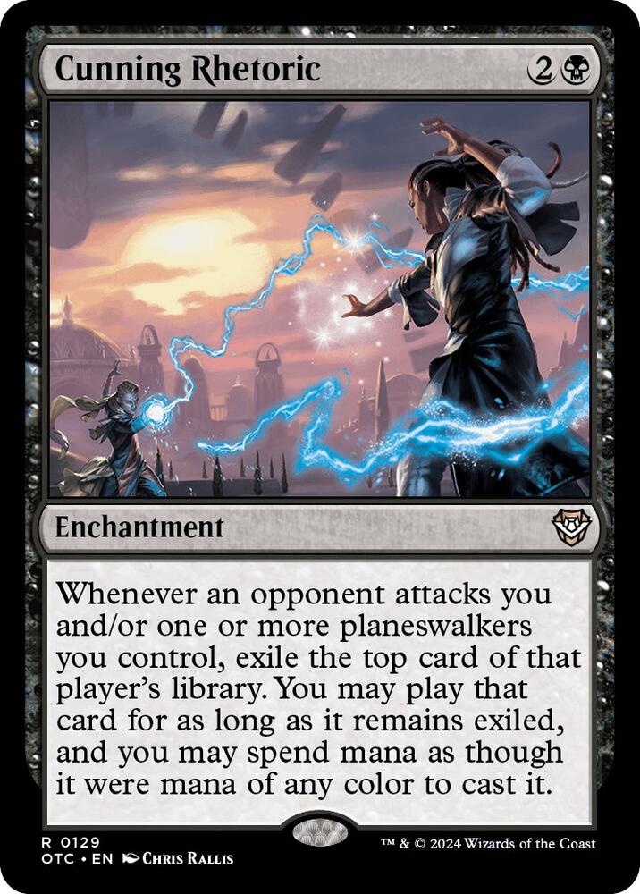Cunning Rhetoric [Commander: Outlaws of Thunder Junction] 129
