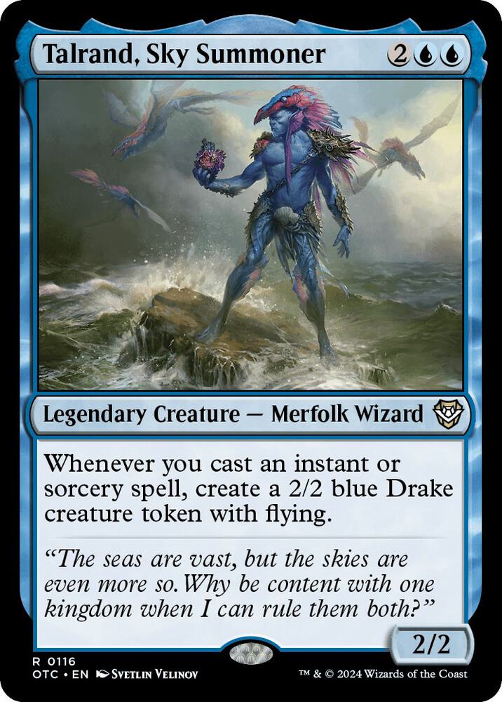 Talrand, Sky Summoner [Commander: Outlaws of Thunder Junction] 116