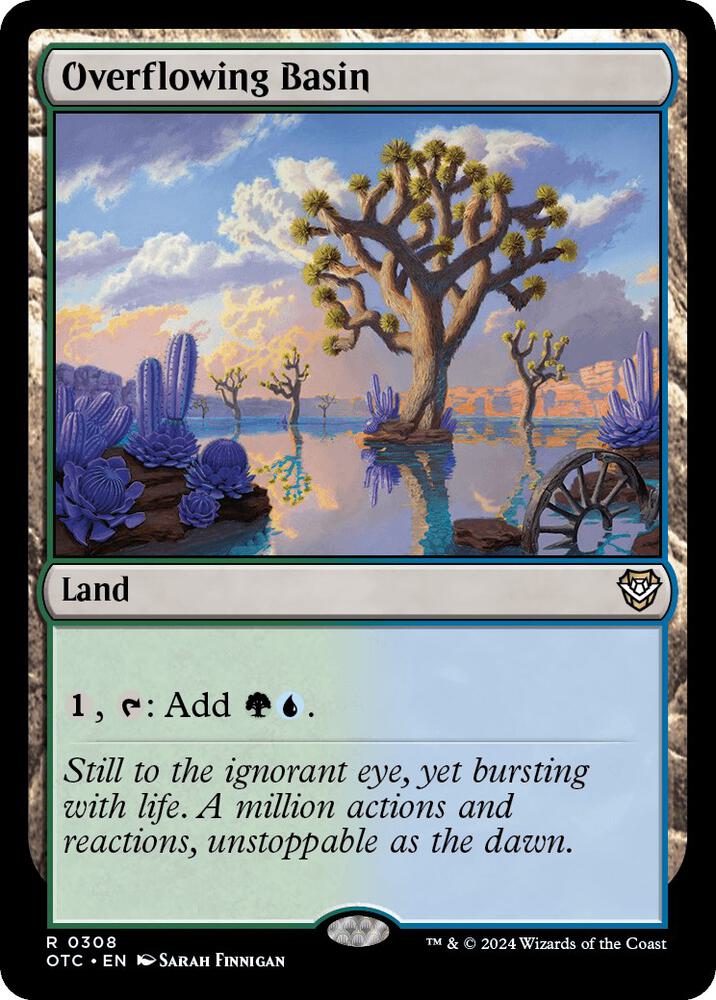 Overflowing Basin [Commander: Outlaws of Thunder Junction] 308