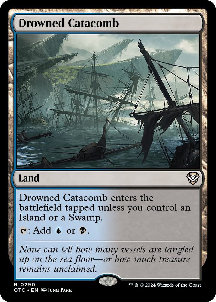 Drowned Catacomb [Commander: Outlaws of Thunder Junction] 290