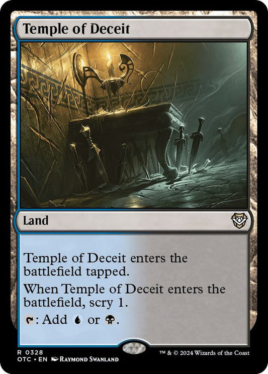 Temple of Deceit [Commander: Outlaws of Thunder Junction] 328