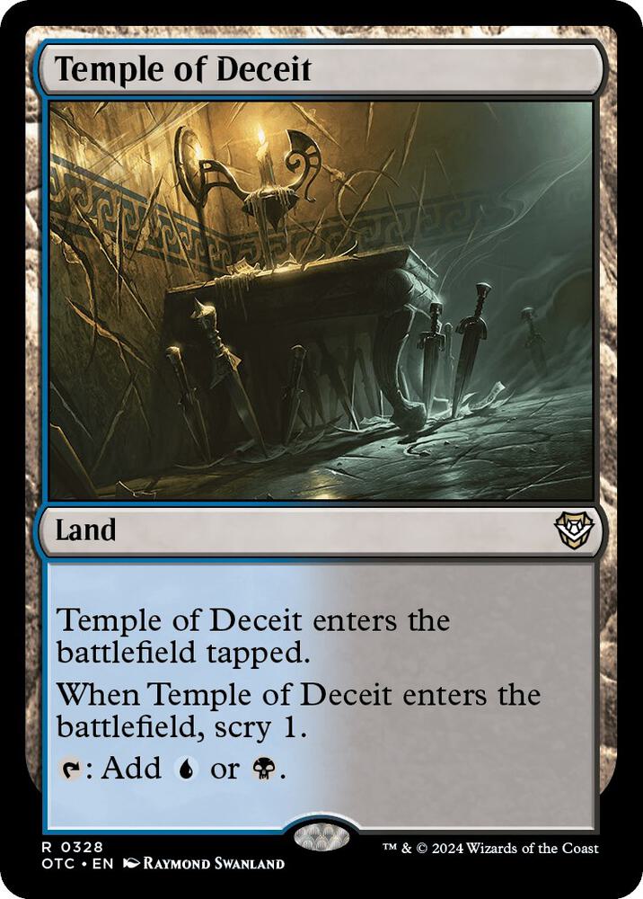 Temple of Deceit [Commander: Outlaws of Thunder Junction] 328