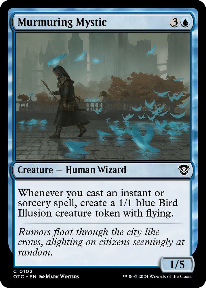 Murmuring Mystic [Commander: Outlaws of Thunder Junction] 102