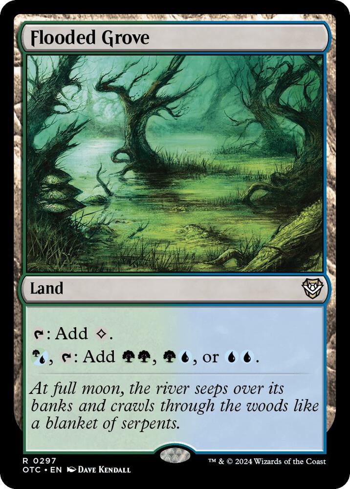 Flooded Grove [Commander: Outlaws of Thunder Junction] 297