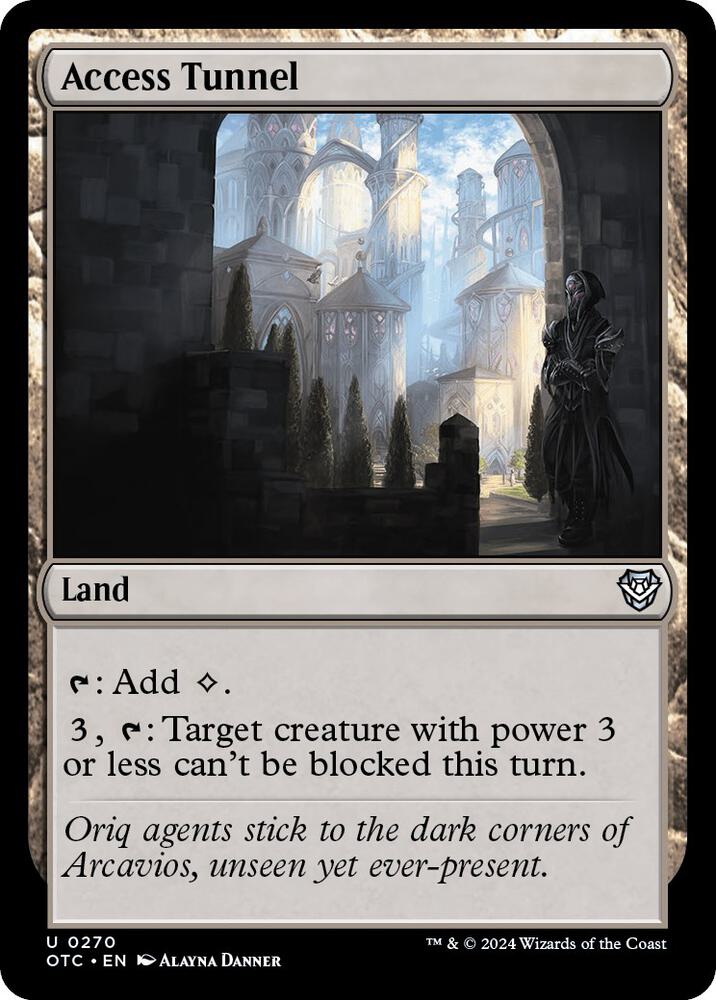 Access Tunnel [Commander: Outlaws of Thunder Junction] 270