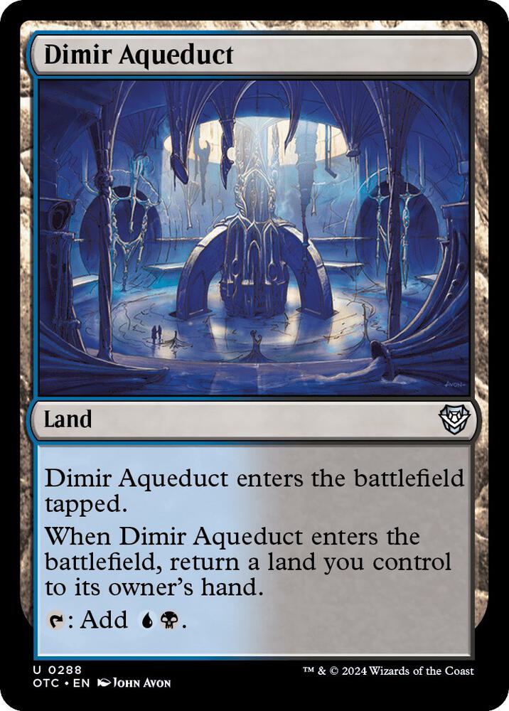 Dimir Aqueduct [Commander: Outlaws of Thunder Junction] 288