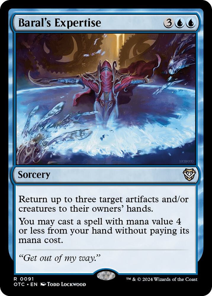 Baral's Expertise [Commander: Outlaws of Thunder Junction] 91