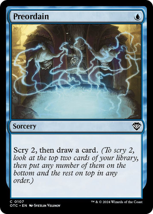 Preordain [Commander: Outlaws of Thunder Junction] 107