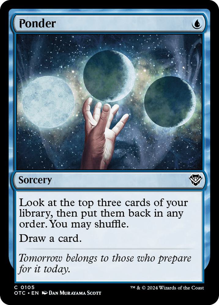 Ponder [Commander: Outlaws of Thunder Junction] 105
