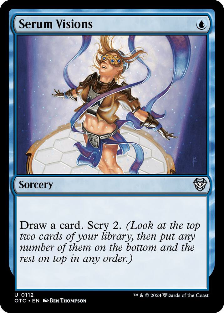 Serum Visions [Commander: Outlaws of Thunder Junction] 112