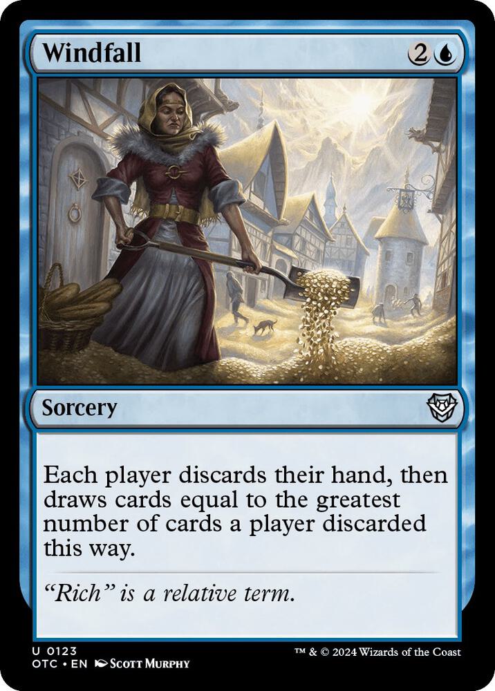 Windfall [Commander: Outlaws of Thunder Junction] 123