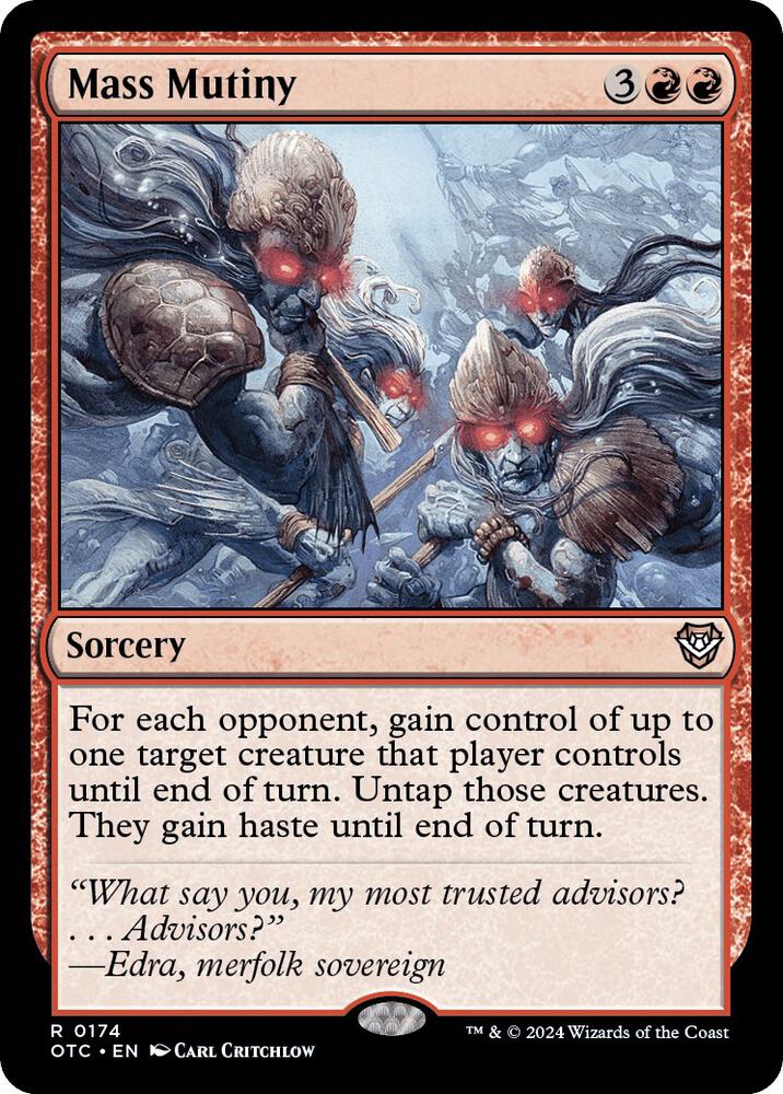 Mass Mutiny [Commander: Outlaws of Thunder Junction] 174
