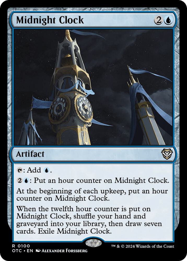 Midnight Clock [Commander: Outlaws of Thunder Junction] 100