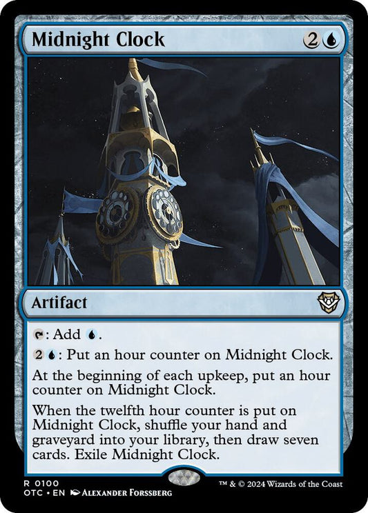 Midnight Clock [Commander: Outlaws of Thunder Junction] 100