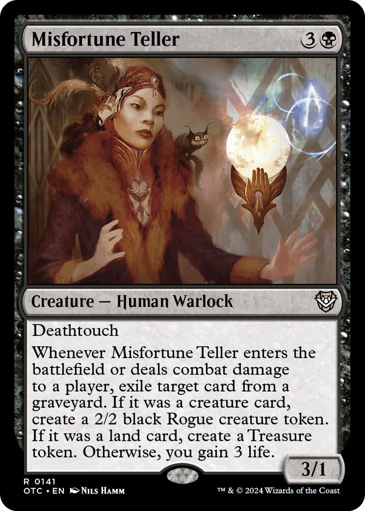 Misfortune Teller [Commander: Outlaws of Thunder Junction] 141
