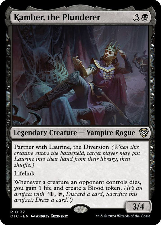 Kamber, the Plunderer [Commander: Outlaws of Thunder Junction] 137