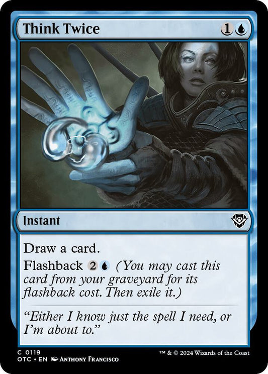Think Twice [Commander: Outlaws of Thunder Junction] 119
