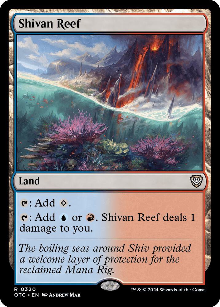 Shivan Reef [Commander: Outlaws of Thunder Junction] 320