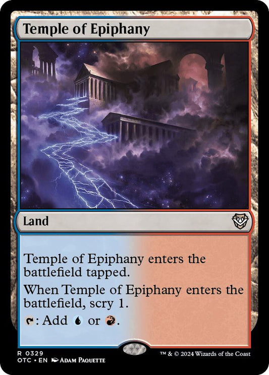 Temple of Epiphany [Commander: Outlaws of Thunder Junction] 329