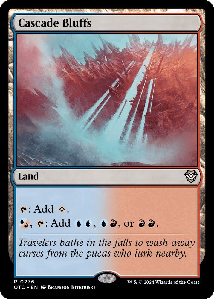 Cascade Bluffs [Commander: Outlaws of Thunder Junction] 276