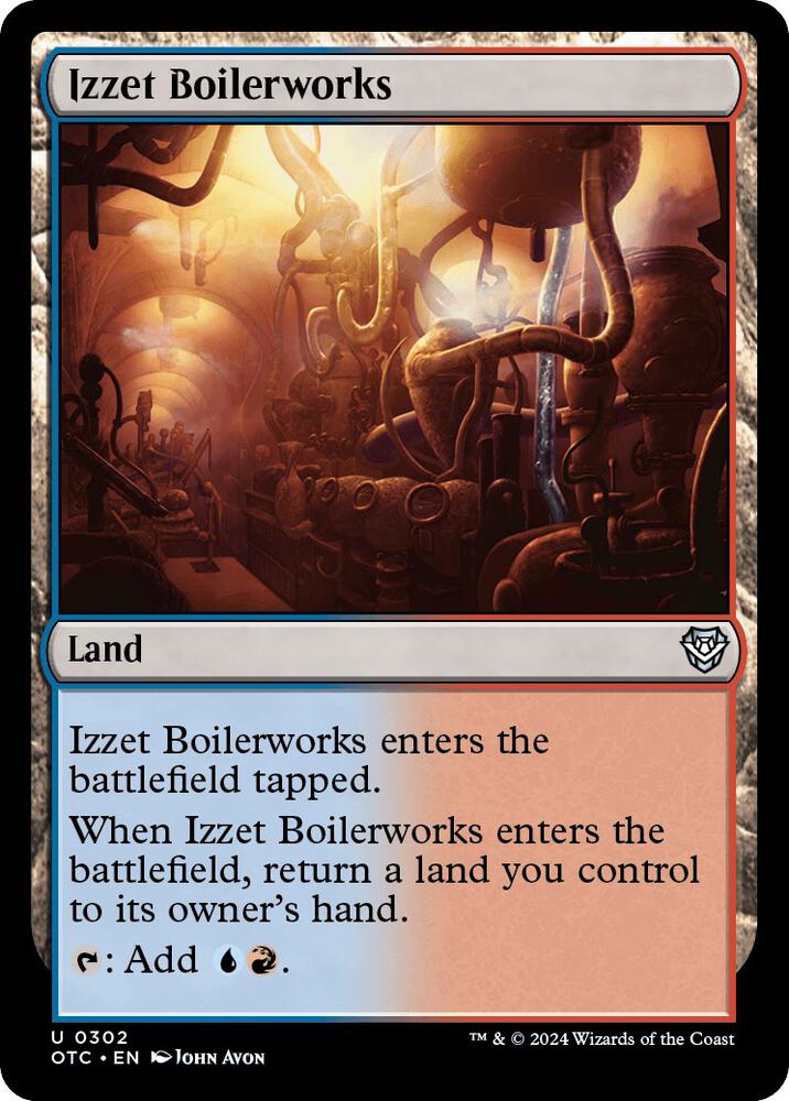 Izzet Boilerworks [Commander: Outlaws of Thunder Junction] 302