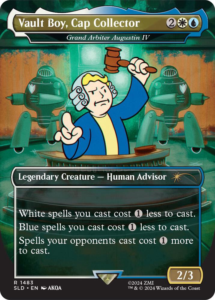 Vault Boy, Cap Collector - Grand Arbiter Augustin IV [Secret Lair Drop Series] 1483