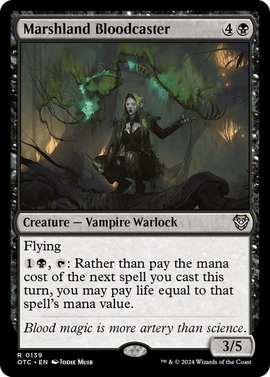 Marshland Bloodcaster [Commander: Outlaws of Thunder Junction] 139