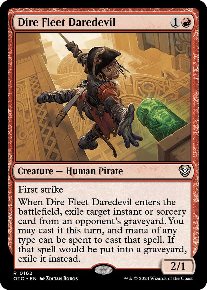Dire Fleet Daredevil [Commander: Outlaws of Thunder Junction] 162