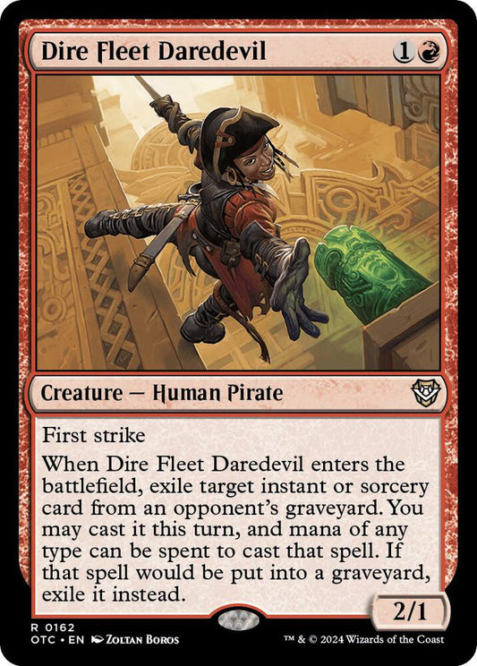 Dire Fleet Daredevil [Commander: Outlaws of Thunder Junction] 162