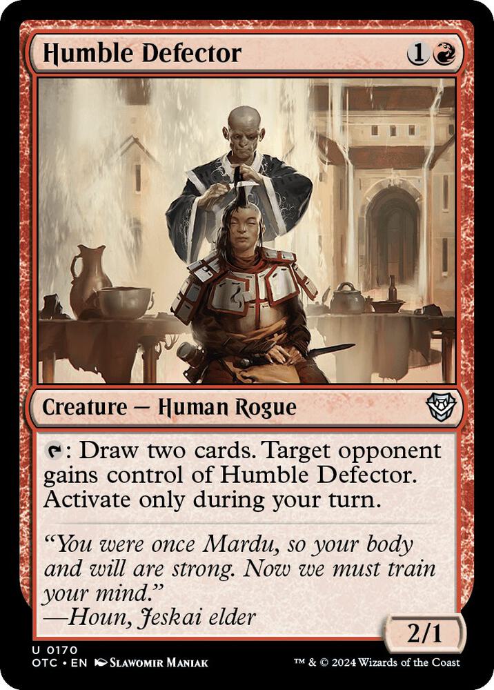 Humble Defector [Commander: Outlaws of Thunder Junction] 170