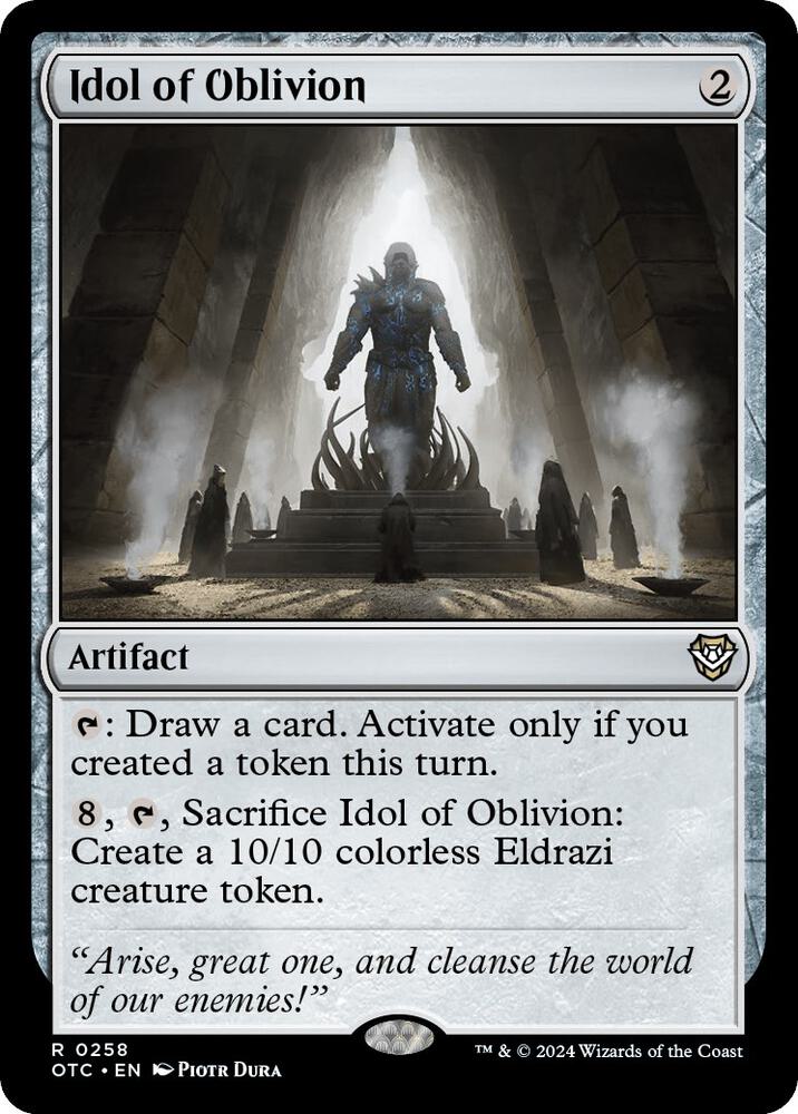 Idol of Oblivion [Commander: Outlaws of Thunder Junction] 258