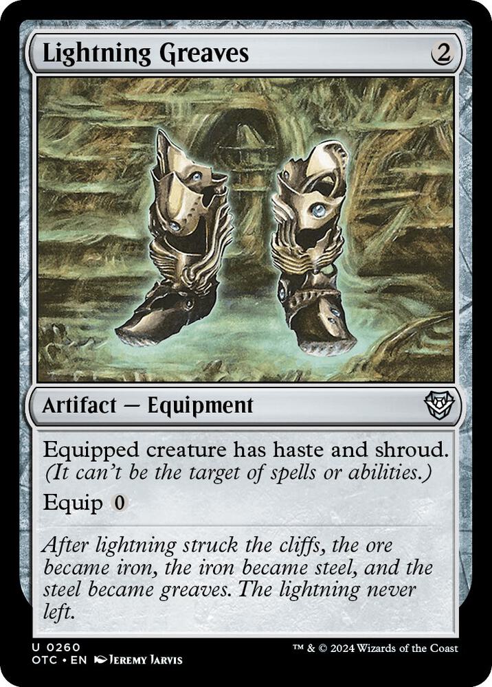 Lightning Greaves [Commander: Outlaws of Thunder Junction] 260