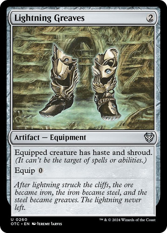 Lightning Greaves [Commander: Outlaws of Thunder Junction] 260
