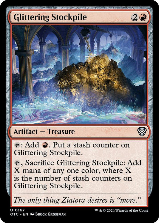 Glittering Stockpile [Commander: Outlaws of Thunder Junction] 167