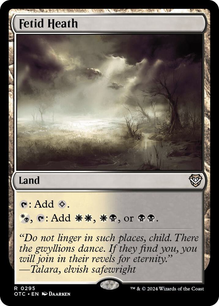 Fetid Heath [Commander: Outlaws of Thunder Junction] 295