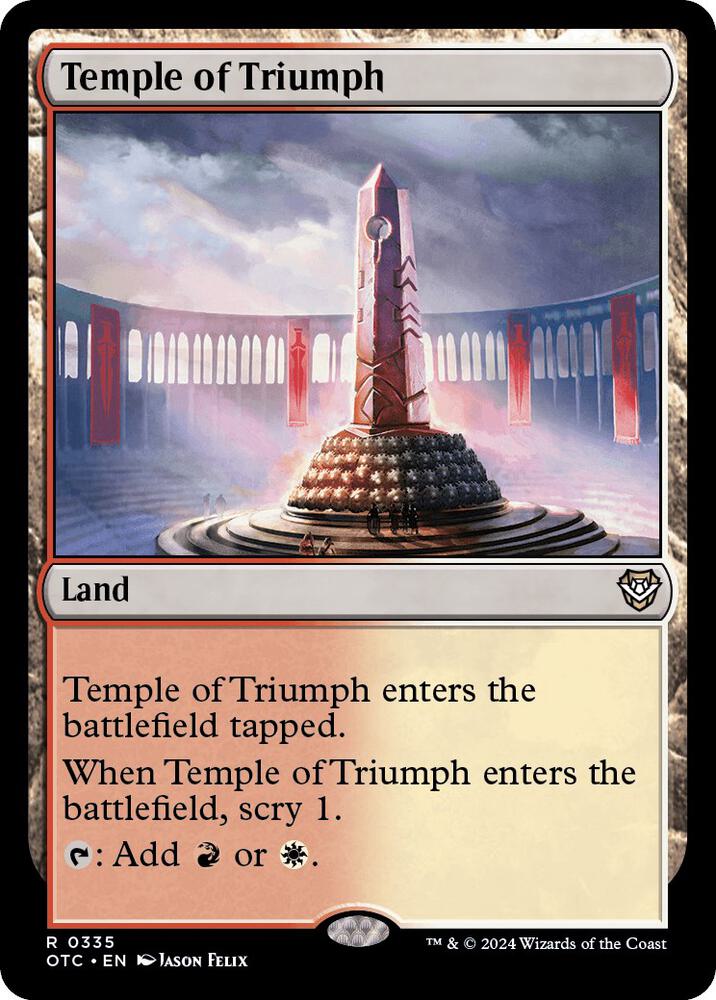 Temple of Triumph [Commander: Outlaws of Thunder Junction] 335