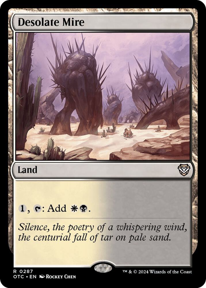 Desolate Mire [Commander: Outlaws of Thunder Junction] 287