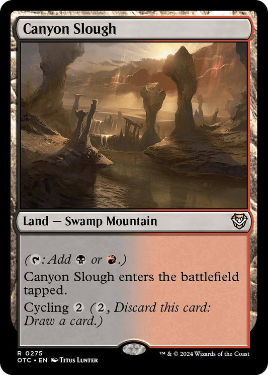 Canyon Slough [Commander: Outlaws of Thunder Junction] 275