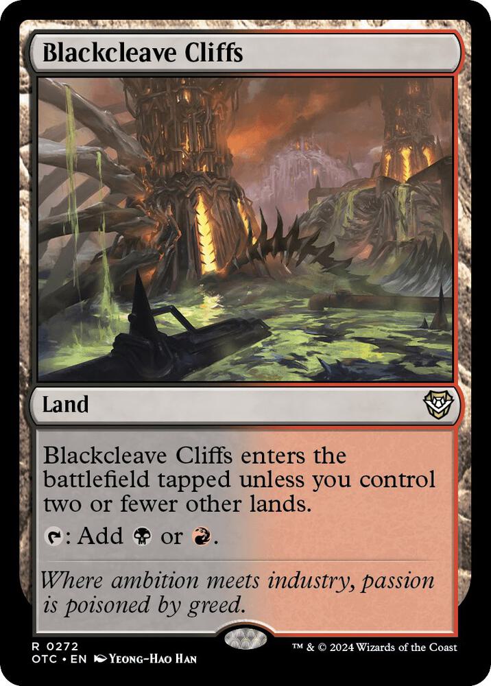 Blackcleave Cliffs [Commander: Outlaws of Thunder Junction] 272